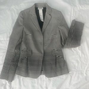 A-K-R-I-S •punto Black and White Polkadot Jacket Size 4 - Ready for any event.